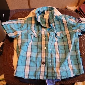 6 boys 18 month short sleeve shirts